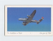 Postcard The Constellation in Flight Trans World Airlines picture