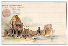 c1893 Official Souvenir Postal World's Columbian Exposition Building Postcard picture