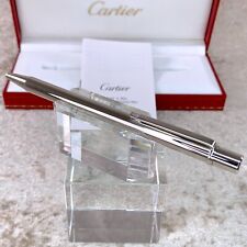 Authentic Cartier Ballpoint Pen must 2 Platinum Mirror Finish with Case picture