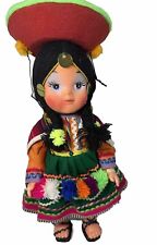 VINTAGE HANDCRAFTED Peruvian Doll Female Woman/CHILD Handmade UNIQUE 9