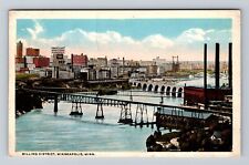 Minneapolis MN-Minnesota, Milling District, Antique, Souvenir Vintage Postcard picture
