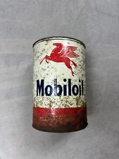 Vintage Mobiloil Socony-Vacuum Oil Company Pegasus 5 Quart Oil Can Empty 9 1/2 