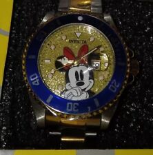 Limited Edition Gold Disney Mickey Mouse Watch By Invicta picture