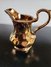 Antique Wade England Copper Luster Pitcher Raised Deer 5.5” H picture