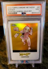 2022 Topps Chrome MetaZoo · BIGFOOT Cryptid Camera GOLD 35/50 · PSA 9 MINT picture