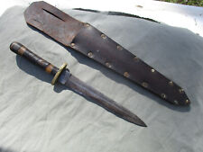 Vintage WW2 Theatre Knife WWII Dagger (unknown make and country) Horn Handle picture