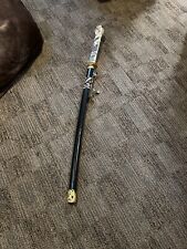 Highlander Open Mouth Dragon Katana with Black Lacquered Scabbard - 1045 High Ca picture