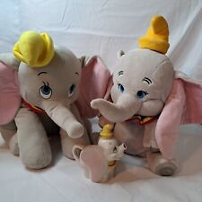 Vintage Disney Dumbo Creamer Pitcher Jar & Lot Of 2 Large Plush Stuffed Animal picture