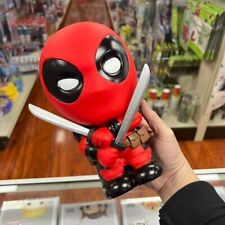 Super Cute MARVEL DEADPOOL Figural Bank Vinyl Figure Bust Coin Bank Great Gift picture