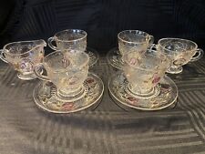 Vintage Westmoreland Della Robbia 10 Piece tea set with creamer and sugar bowl picture