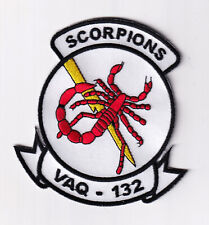 VAQ-132 Scorpions Squadron Patch - With Hook and Loop, 4