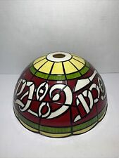 Coca-Cola Tiffany Stained Glass Style Plastic Lamp Shade 12