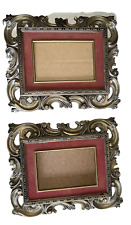 Vintage Set of 2 Norleans Picture Frame Ornate Victorian Style Wall Hanging  picture