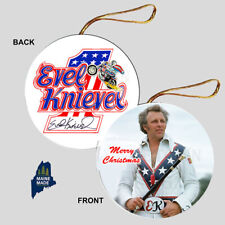 EVEL KNIEVEL Christmas Ornament - Collectible Vintage Gift 1970s Motorcycle picture