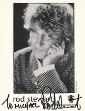 Rod Stewart  CERTIFIED Signed autographed 10 x 8”  Dedicated promo photo +  COA picture