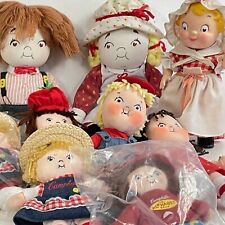9 Campbell Soup Kids collectibles BIG lot DOLLS Fabric picture