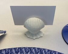 Vintage Bone China Sea Shell Place Card Holders picture