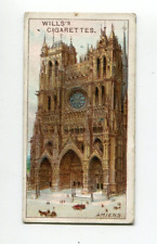 1916 W.D. & H.O. WILLS CIGARETTES FRENCH ARCHITECTURE #3 NOTRE DAME CATHEDRAL picture