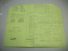 Gottlieb King Pin Pinball Schematics Original picture
