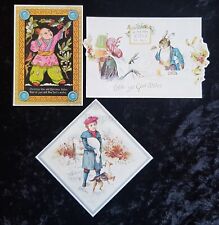 3 x Reproductions of Victorian Christmas Greetings picture