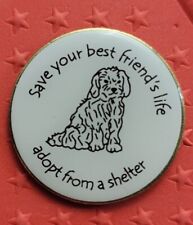 Dog Save Your Best Friends Life Pin Adopt From Shelter Lapel Hat Pin picture