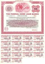Federal Home Loan Banks - $10,000 Consolidated Specimen Bond - Made by the Ameri picture