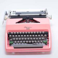 Olympia SM Light Pink Typewriter, Vintage Manual, Perfectly Working , picture
