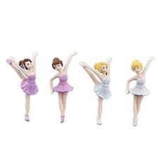 4 Pcs Dancing Ballerina Girl Figurine, Miniature Ballerina Girl Figure  picture
