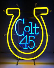 Colt 45 Beer Neon Light Sign Lamp 19x15 Beer Bar Pub Wall Window Decor picture