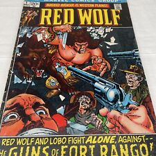 Red Wolf #1 (1972) KEY 1st Solo Series Fort Rango Gil Kane Stan Lee Mid Grade picture