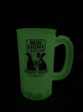 Vintage 1987 Glow In The Dark Bud Mckenzie Bud Light Fright Night Cup picture