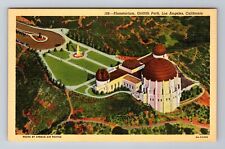 Los Angeles CA-California, Aerial Planetarium, Antique Souvenir Vintage Postcard picture