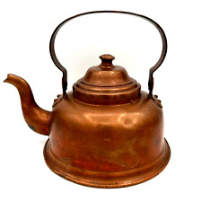 Vintage Wiers #2 Copper Gooseneck Tea Pot Kettle - Rustic picture
