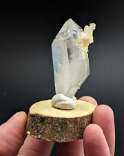 Adularia + Quartz Crystal Cluster from Garland County, Arkansas, Hamilton Hill picture