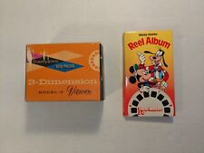 Vintage Sawyer View-Master Model G in box Stereo Viewer with 18 Disney reels picture
