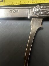 Sterling Silver Two Blade Pocket Knife Read And Barton???. picture