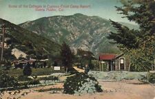 c1909 Cypress Court Camp Resort Sierra Madre Los Angeles California CA Postcard picture