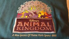 Disney's Animal Kingdom 1998 Opening Bomber Jacket VTG Wool Rare Collectible XL picture