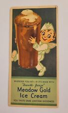Antique Meadow Gold Ice Cream Post Card picture