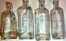 Lot of 4 Vintage Glass  Bottles - 3 tonics Rawleighs -Watkins 1-Extract  picture