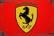Ferrari Racing Rustic Vintage Sign Style Poster picture