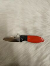 Spyderco Firefly Orange Folding Knife C184GPOR NEW OPEN BOX picture
