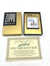 ZIPPO RULE CHROME TAPE MEASURE IN BOX Harshaw Kewanee Oil Company picture