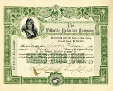 Telluride Reduction Co. - Stock Certificate - Mining Stocks picture
