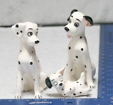 Walt Disney Production Lot 3 Figures 101 Dalmatians Dog Ceramic VINTAGE RARE picture