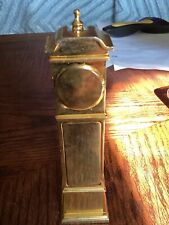 NEW CASTLE Grand Father Bulova Brass Mini Miniature Clock Design B0552 - Vintage picture