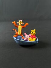Disney Decopac Cake Topper/Winnie-The-Pooh/Tigger/Piglet In Blue Boat vintage picture