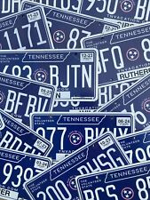 Tennessee Blue License Plates | Different Counties And Years | Great Condition picture