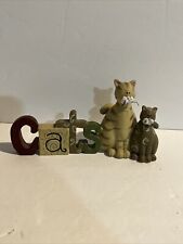 Blossom Bucket Cats Figurine Pre Owned  Very Good Condition picture