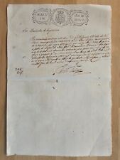 ANTIQUE Cuban Cuba Letter 1844 Slave AFRICAN Working Contract DOCUMENT picture